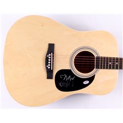Seth Avett  Scott Avett Signed 41" Huntington Acoustic Guitar (PSA COA)