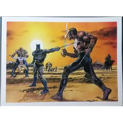 Neal Adams Signed "Batman vs. Raâ€™s Al Ghul" 18x24 Giclee (PA LOA)
