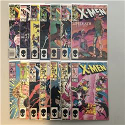 Lot of (14) 1984-1987 Marvel "Uncanny X-Men" 1st Series Comic Books with #186-214