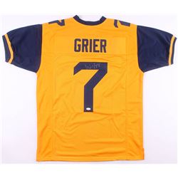 Will Grier Signed Jersey (JSA COA)