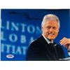Image 1 : Bill Clinton Signed 8x10 Photo Inscribed "Thanks" (PSA LOA)