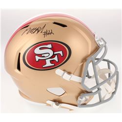 Matt Breida Signed San Francisco 49ers Full-Size Speed Helmet (Beckett COA)