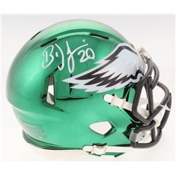 Brian Dawkins Signed Philadelphia Eagles Chrome Speed Mini Helmet (Radtke COA)