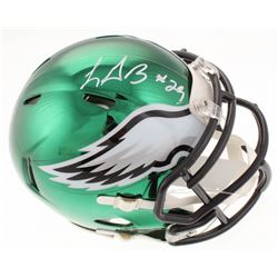 LeGarrette Blount Signed Philadelphia Eagles Chrome Speed Mini-Helmet (Radtke COA)