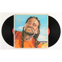 Willie Nelson Signed "Greatest Hits ( Some That Will Be)" Vinyl Record Album Cover (PSA COA)