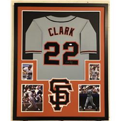 Will Clark Signed 34x42 Custom Framed Jersey (JSA COA)