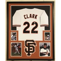 Will Clark Signed 34x42 Custom Framed Jersey (JSA COA)