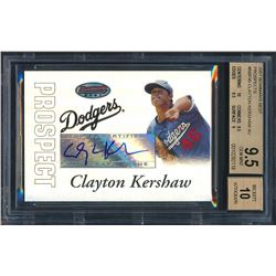 2007 Bowman's Best Prospects #BBP45 Clayton Kershaw AU (BGS 9.5)