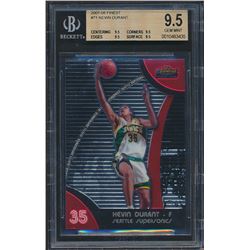 2007-08 Finest #71 Kevin Durant RC (BGS 9.5)