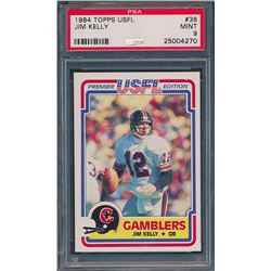 1984 Topps USFL #36 Jim Kelly XRC (PSA 9)