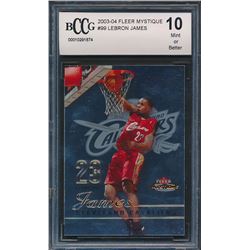 2003-04 Fleer Mystique #99 LeBron James RC (BCCG 10)