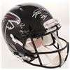 Image 1 : Devonta Freeman Signed Atlanta Falcons Full-Size Authentic On-Field Speed Helmet Inscribed "Fast  Ph