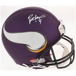 Brett Favre Signed Minnesota Vikings Full-Size Authentic On-Field Helmet (Favre COA)
