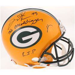 Gilbert Brown Signed Green Bay Packers Full-Size Authentic On-Field Helmet Inscribed "The Gravedigge