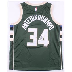 Giannis Antetokounmpo Signed Milwaukee Bucks Authentic Nike Jersey (JSA COA)