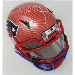 Tom Brady Signed New England Patriots Limited Edition Custom Hydro Dipped Full-Size Authentic On-Fie