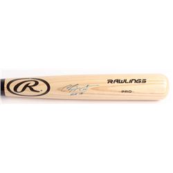 Chipper Jones Signed Rawlings Pro Baseball Bat Inscribed "HOF 18" (JSA COA)