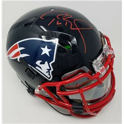 Tom Brady Signed New England Patriots Limited Edition Custom Hydro Dipped Full-Size Authentic On-Fie
