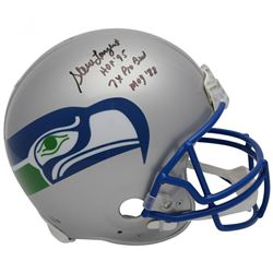 Steve Largent Signed Limited Edition Seattle Seahawks Throwback Full-Size Authentic On-Field Helmet 