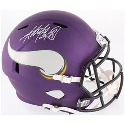 Adrian Peterson Signed Minnesota Vikings Full-Size Speed Helmet (JSA COA  Fanatics Hologram)