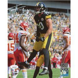 T. J. Watt Signed Pittsburgh Steelers 8x10 Photo (JSA COA  Watt Hologram)