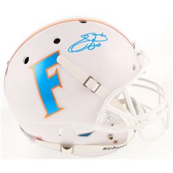 Emmitt Smith Signed Florida Gators Full-Size Throwback Helmet (Beckett COA)