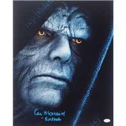 Ian McDiarmid Signed "Star Wars" 16x20 Photo Inscribed "Emperor" (JSA COA)