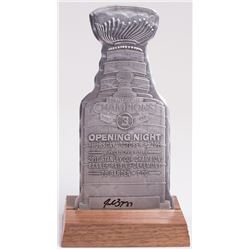 Patrice Bergeron Signed 2011 Stanley Cup Trophy Cutout (Bergeron COA)