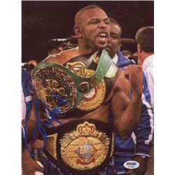 Roy Jones Jr. Signed 8.5x11 Photo (PSA COA)