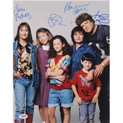 "Roseanne" Signed 11x14 Photo Cast-Signed by (6) with Roseanne Barr, John Goodman, Sara Gilbert, Lau