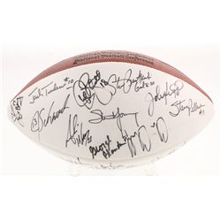 NFL Quarterbacks Multi-Signed NFL Official Football with (28) Signatures Including Y.A. Tittle, Ken 