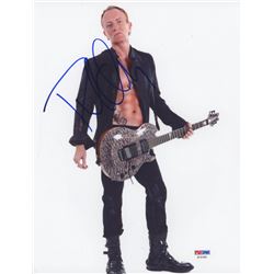 Phil Collen Signed 8.5x11 Photo (PSA COA)