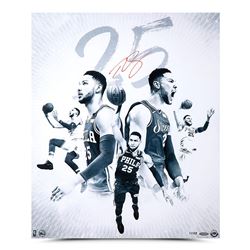 Ben Simmons Signed Philadelphia 76ers "25 Blue" 20x24 Limited Edition Photo (UDA COA)
