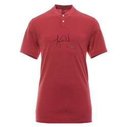 Tiger Woods Signed Limited Edition Red Vapor Aeroreact Blade Nike Polo Shirt (UDA COA)