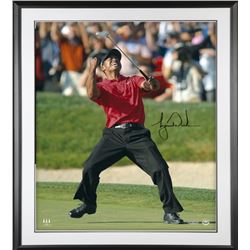 Tiger Woods Signed 30x40 Custom Framed Photo (UDA COA)