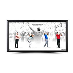 Tiger Woods Signed "Victory" 18x36 Custom Framed Limited Edition Photo (UDA COA)
