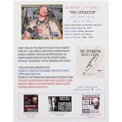 Robert J. O'Neill Signed LE SEAL Team Six 13x16 Print (PSA COA)