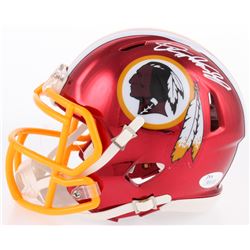 Dwayne Haskins Signed Washington Redskins Chrome Speed Mini Helmet (JSA COA)