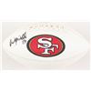 Image 1 : Wesley Walls Signed San Francisco 49ers Logo Football (Radtke COA)