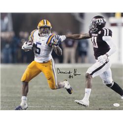 Derrius Guice Signed LSU Tigers 16x20 Photo (JSA COA)