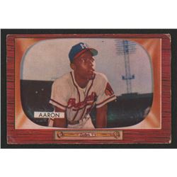 1955 Bowman #179 Hank Aaron