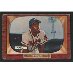 1955 Bowman #179 Hank Aaron