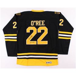 Willie O'Ree Signed Boston Bruins Jersey Inscribed "HOF 2018" (Beckett COA)