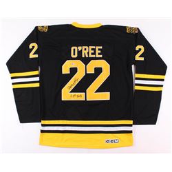 Willie O'Ree Signed Boston Bruins Jersey Inscribed "HOF 2018" (Beckett COA)