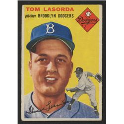 1954 Topps #132 Tommy Lasorda RC