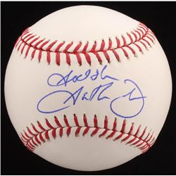 Garth Brooks Signed OML Baseball Inscribed "God Bless" (PSA COA)