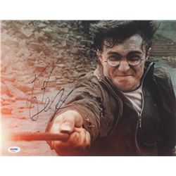 Daniel Radcliffe Signed "Harry Potter  the Deathly Hallows: Part 2" 11x14 Photo (PSA COA)