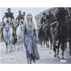 Emilia Clarke Signed "Game of Thrones" 11x14 Photo (PSA COA)