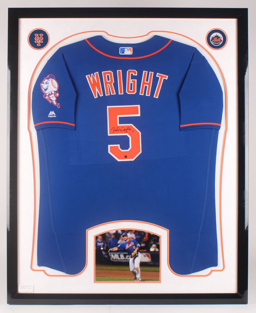 david wright signed jersey