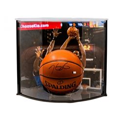 Kevin Durant Signed Official Game Ball Series Basketball with Curve Display Case (Panini COA)